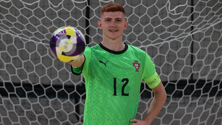 Diogo Carrera é o capitão da Seleção Nacional Sub-19