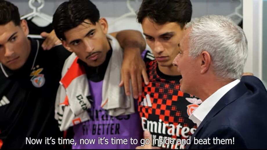 Encarnados revelam bastidores do jogo