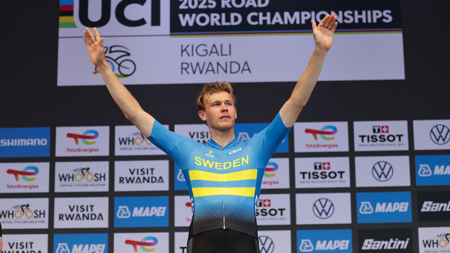 Jakob Söderqvist venceu o campeonato mundial sub-23 de contrarrelógio em Kigali
