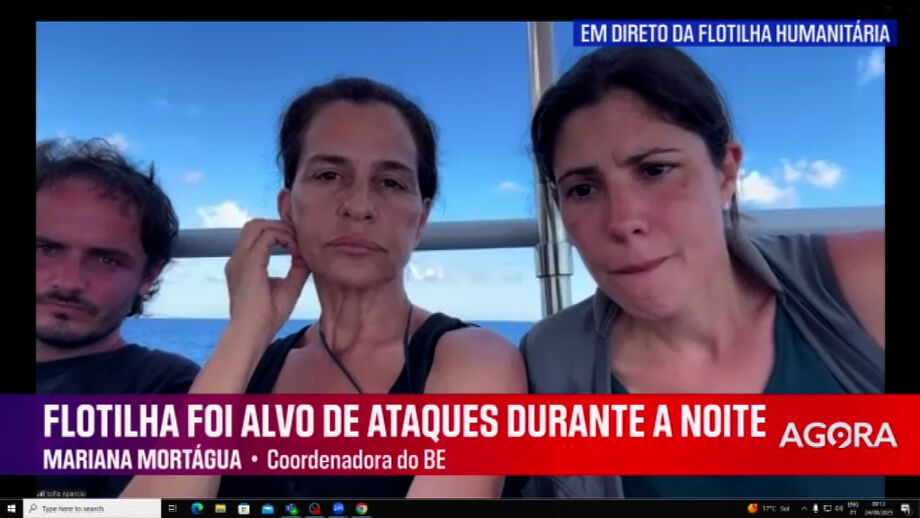 Flotilha foi de novo atacada por drones esta terça-feira à noite