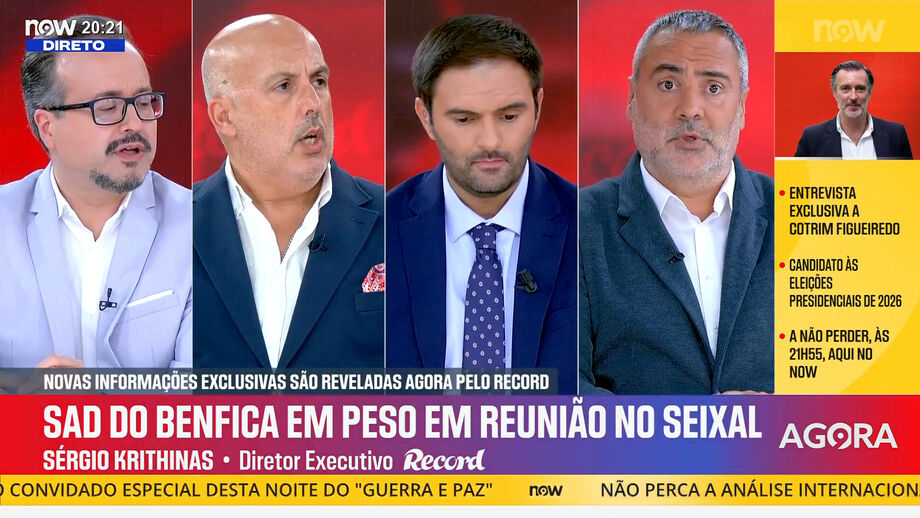 Sérgio Krithinas e Pedro Sousa abordam tema no programa 'Record na Hora'