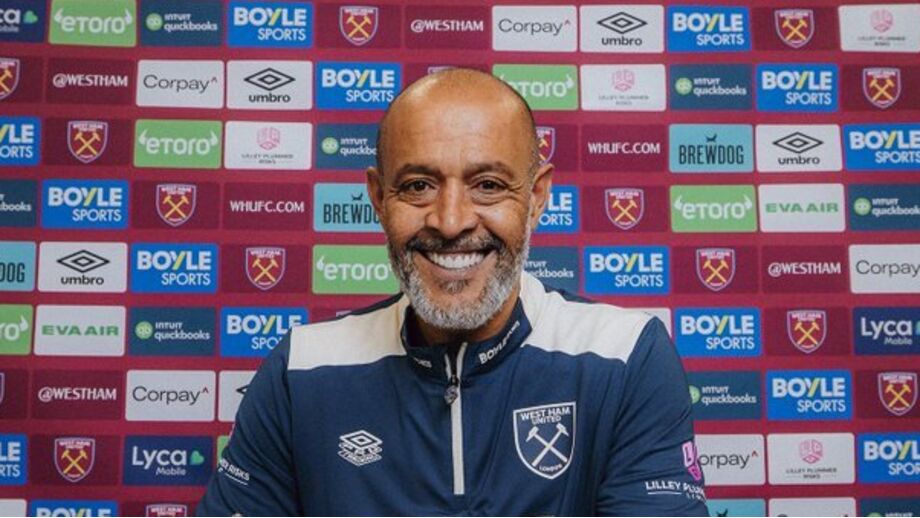 Nuno Espírito Santo orienta o West Ham