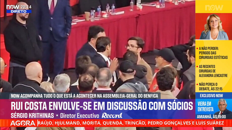 Sérgio Krithinas, diretor executivo de Record, comenta postura de Rui Costa