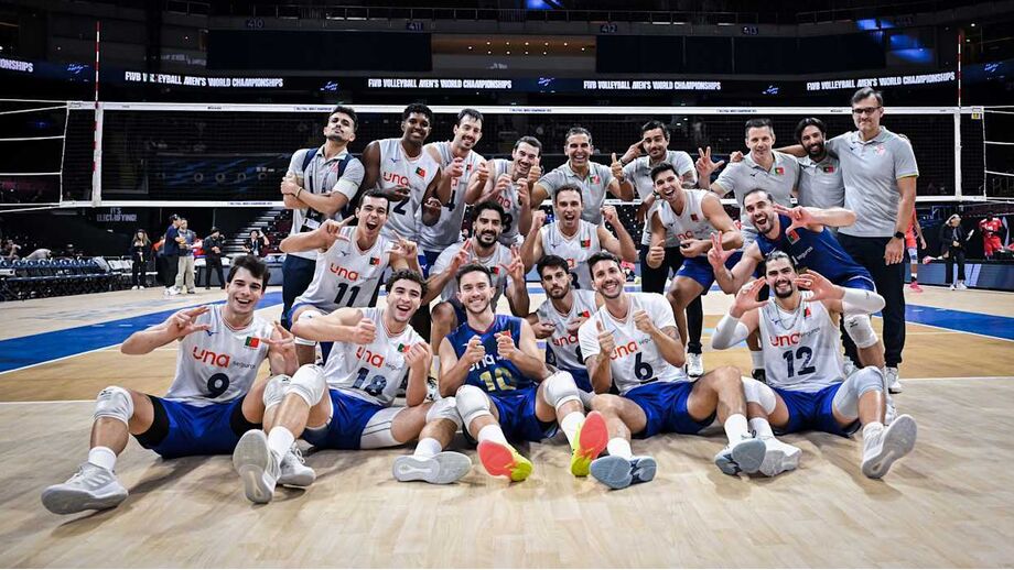 Portugal sobe no ranking mundial após Mundial de Voleibol nas Filipinas