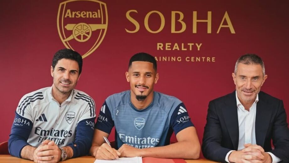 William Saliba renova com o Arsenal