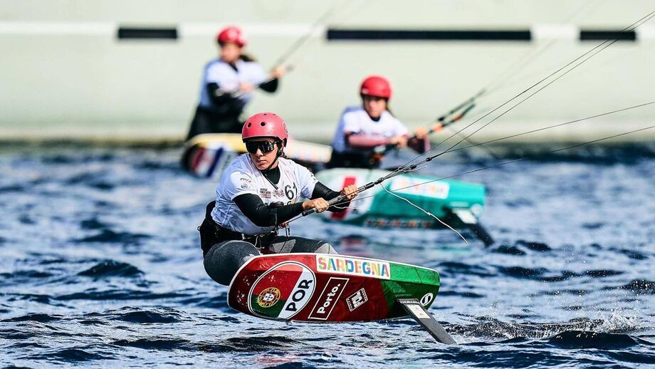 Mafalda e Tomás Pires de Lima competem no Mundial de Fórmula Kite na Sardenha