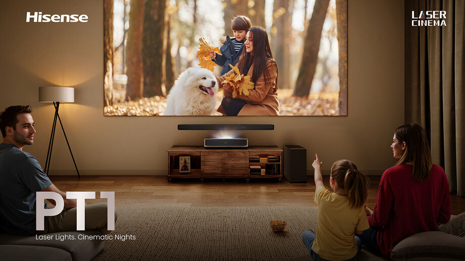 Hisense aposta no Laser TV PT1 para experiência cinematográfica superior.

