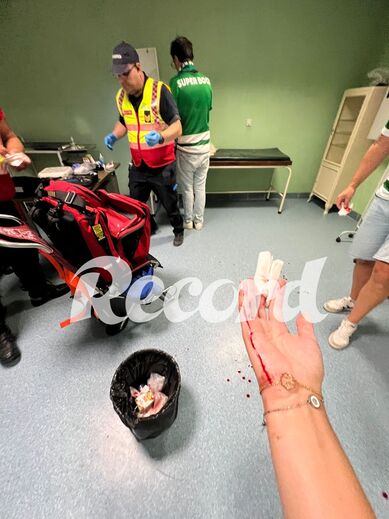 As marcas dos incidentes no Sporting-FC Porto
