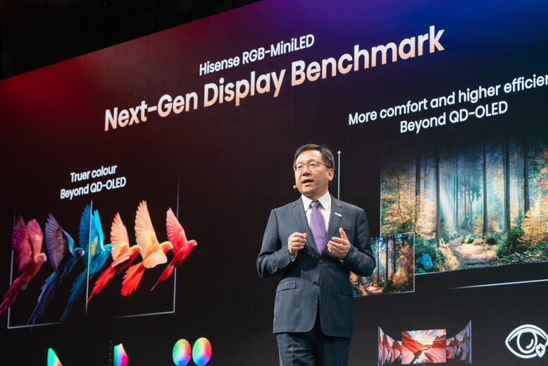 Hisense apresenta tecnologia de ecrã Next-Gen Display Benchmark