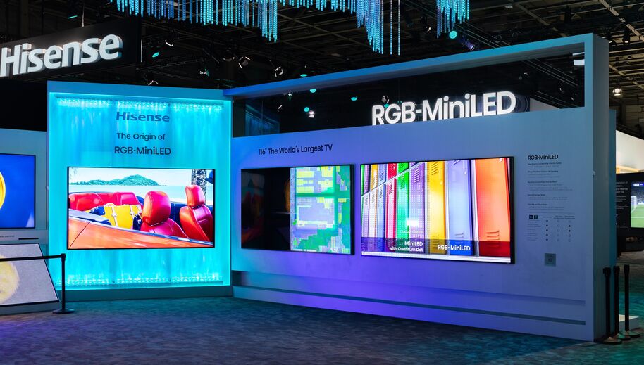 Hisense apresenta TV RGB MiniLED de 116', 'a maior do mundo'