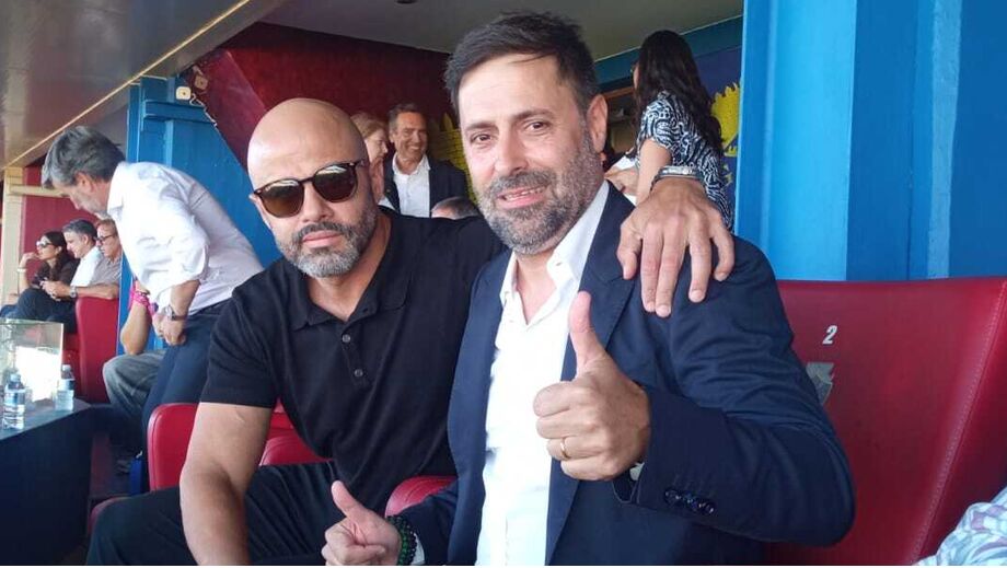 Dante Elizalde com Francisco José Carvalho