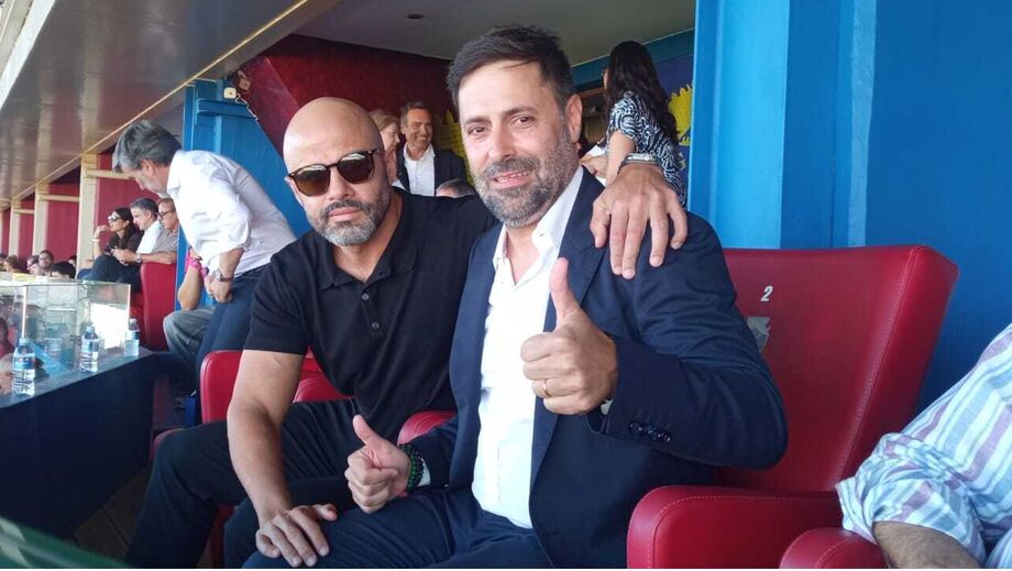 Dante Elizalde com Francisco José Carvalho