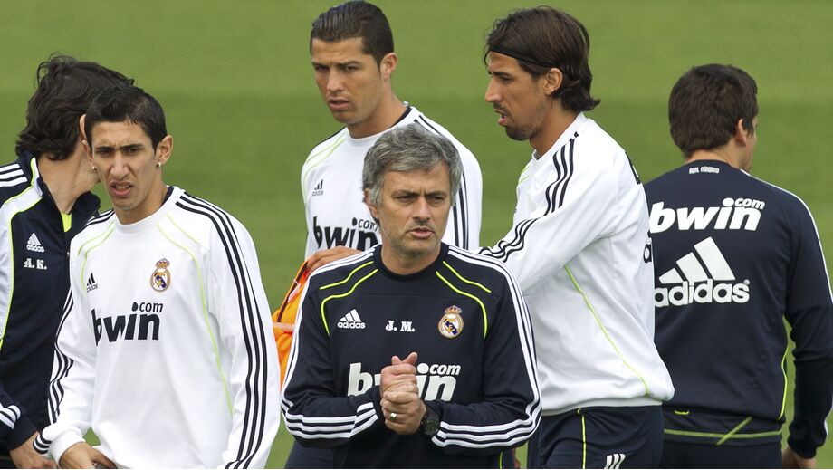 Mourinho e Di María no Real Madrid, em 2011 