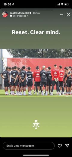 Trubin reage à chegada do novo treinador