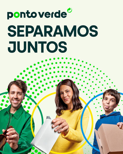 Ponto Verde promove separação de resíduos com pessoas e embalagens