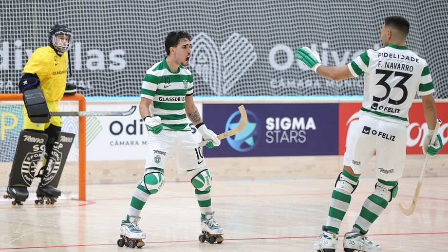 Sporting festejou diante da Sanjoanense