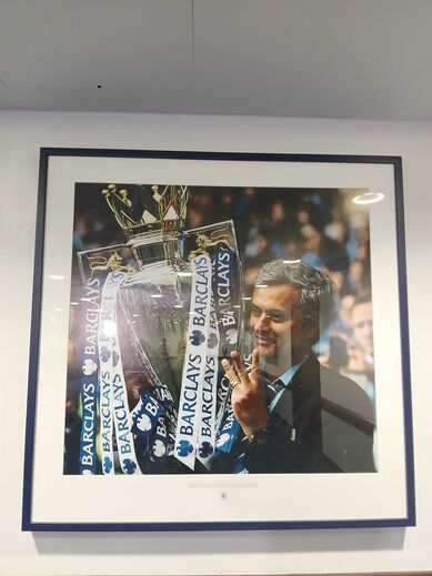 Fotografia de Mourinho em Stamford Bridge