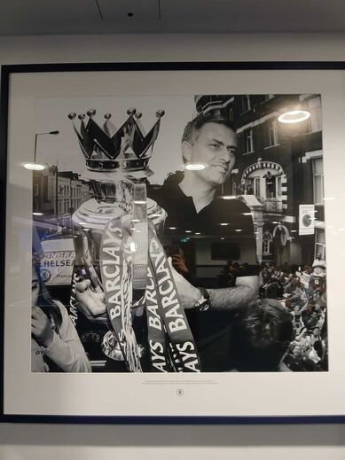 Fotografia de Mourinho em Stamford Bridge