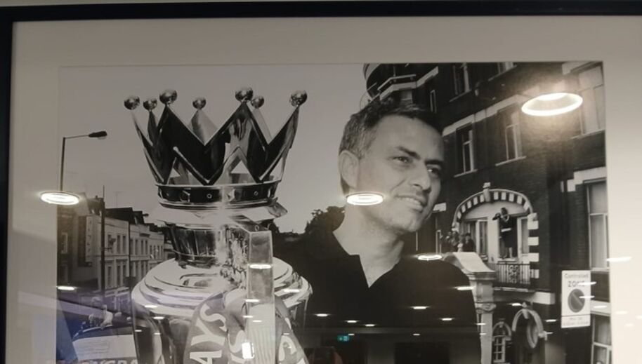 Fotografia de Mourinho em Stamford Bridge