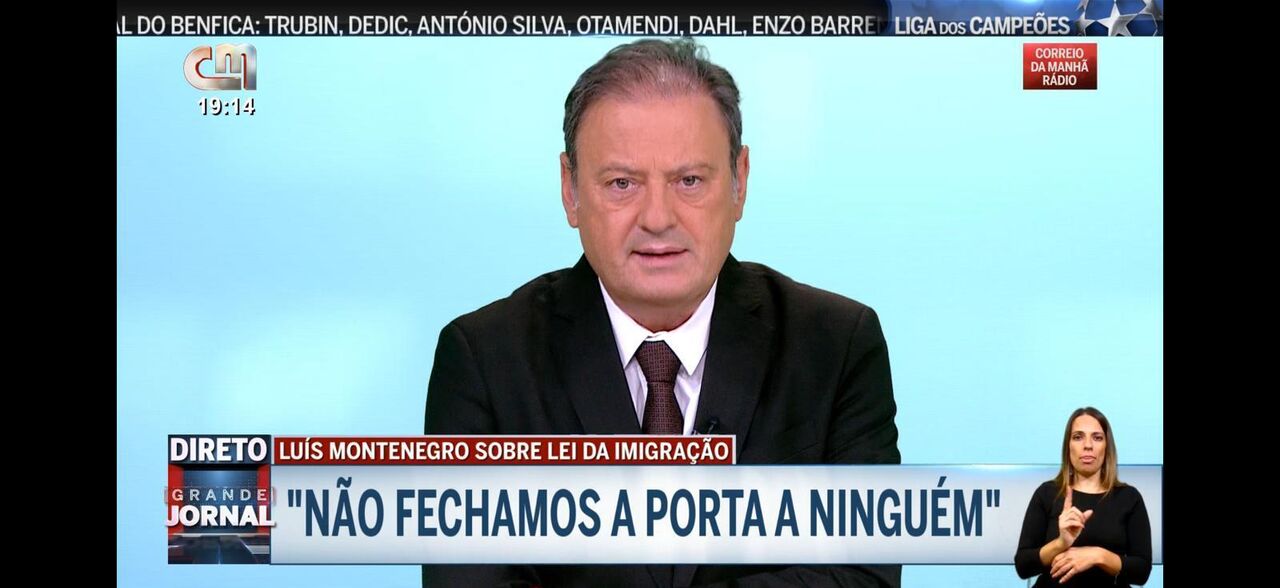 CMTV líder em setembro com mais audiência que todos os concorrentes juntos