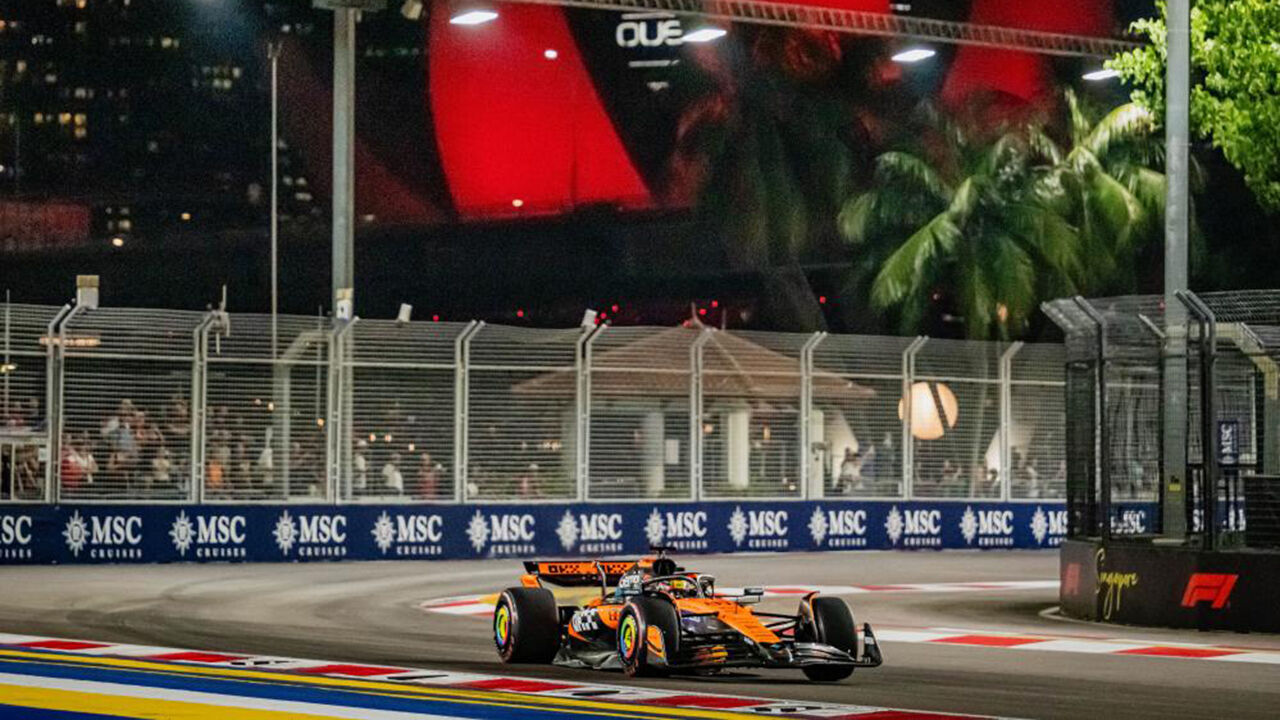 Oscar Piastri lidera dia de treinos em Singapura com Aston Martin e Alonso em destaque