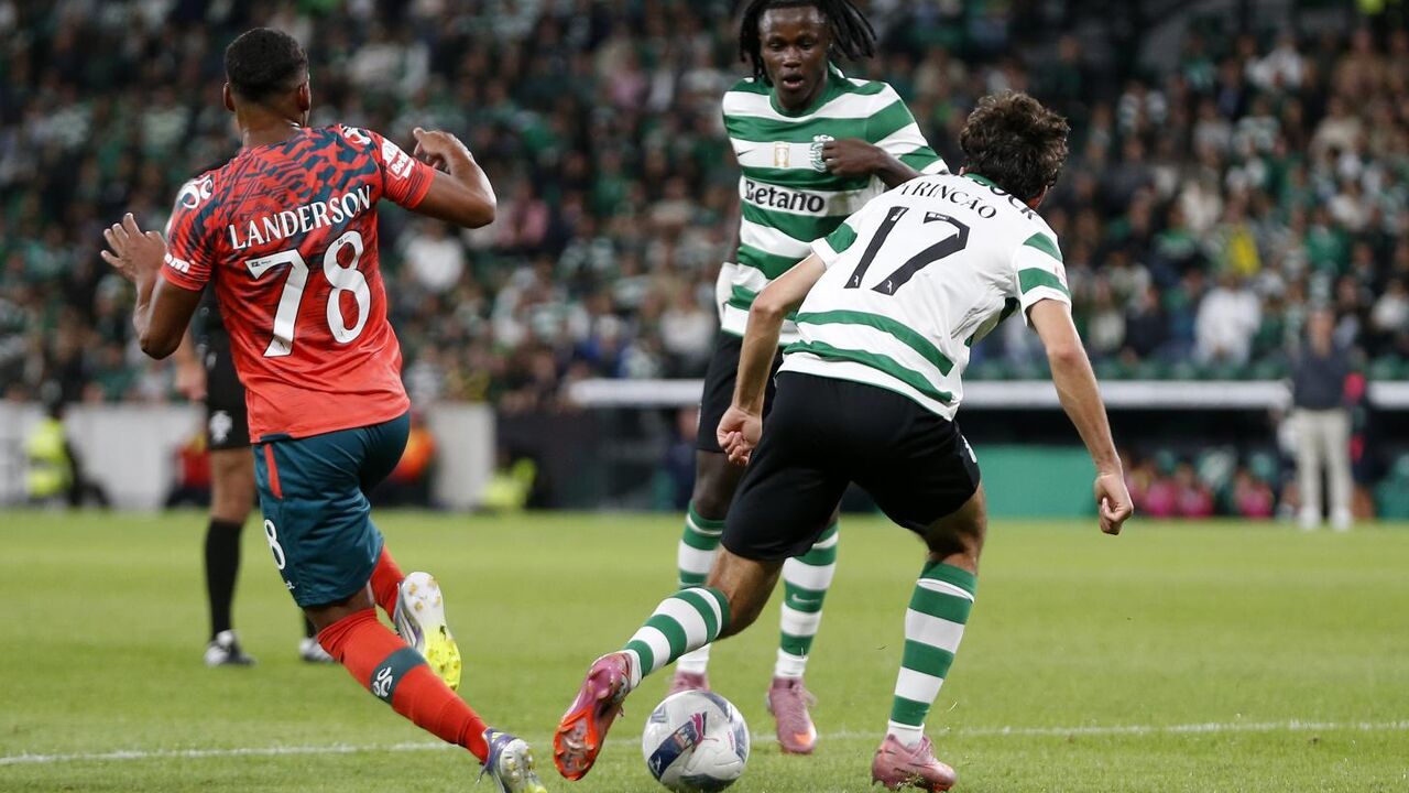 Jogo entre Sporting e Moreirense no Estádio José Alvalade