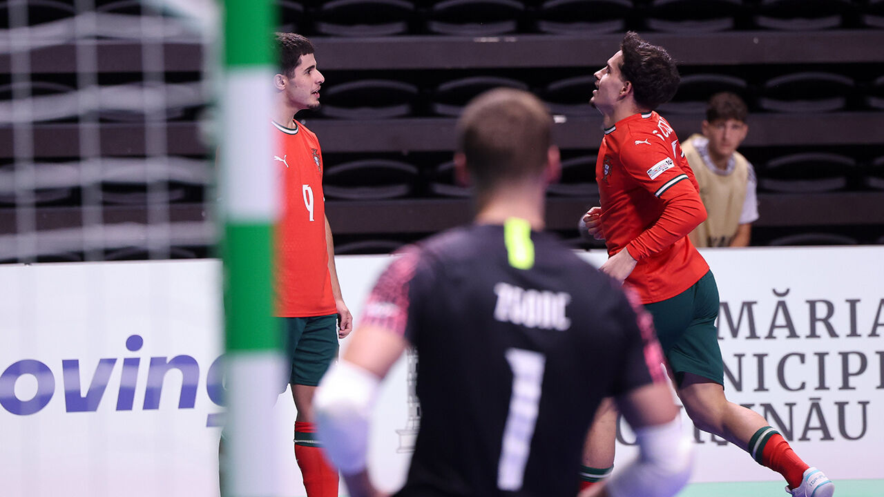 Portugal disputa título europeu de sub-19 contra a Espanha após vencer a Eslovénia