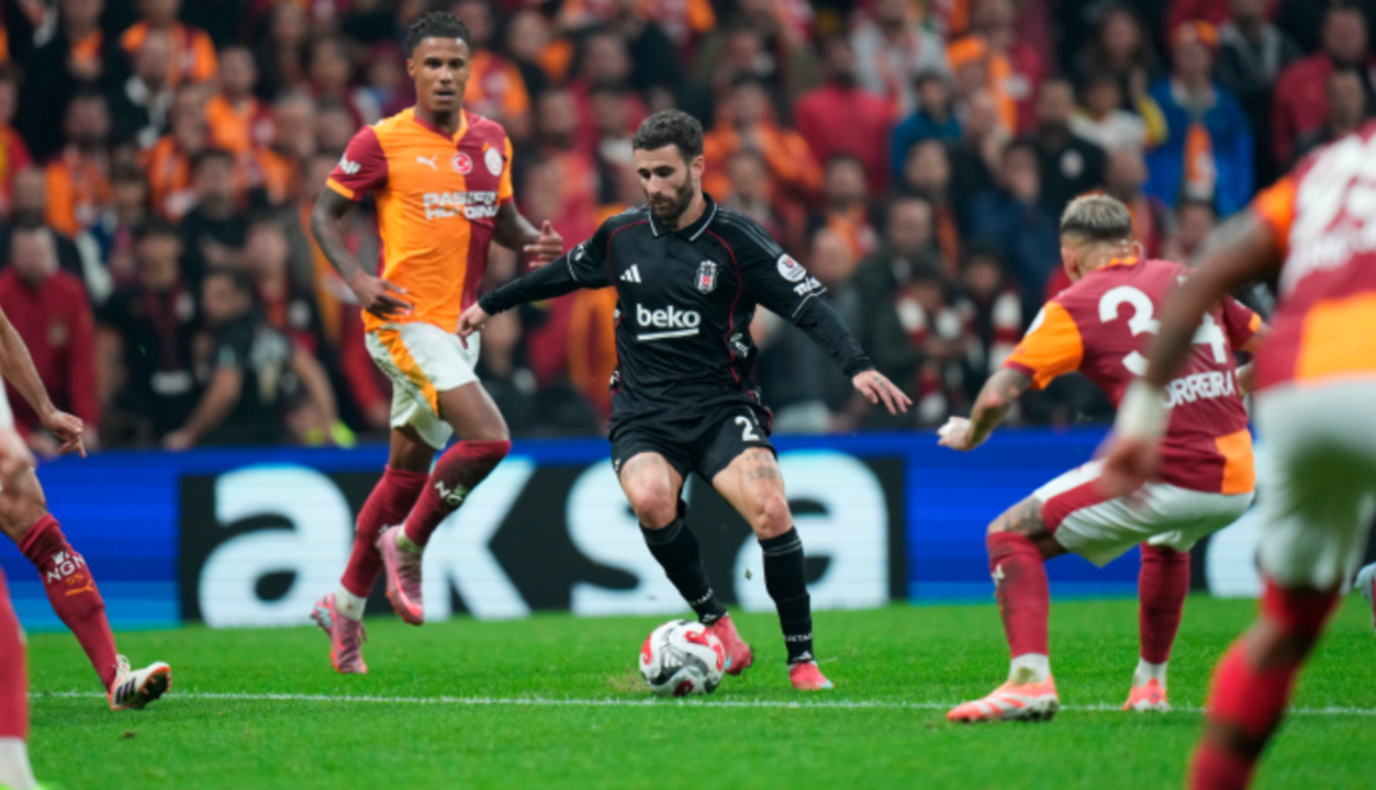 Besiktas e Galatasaray empatam no dérbi. Davinson Sánchez expulso