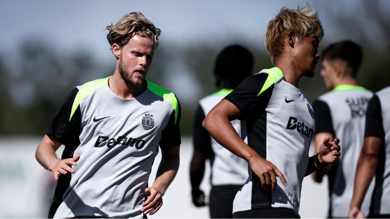 Morita treina com Hjulmand no Sporting