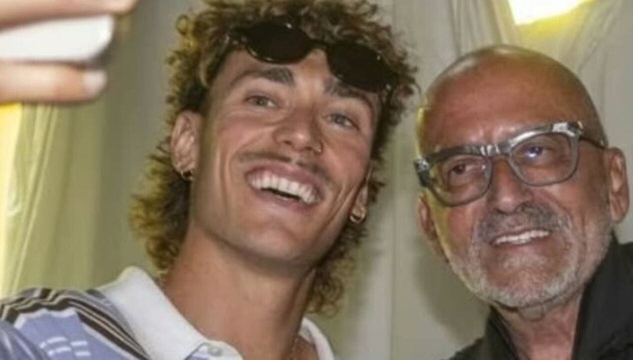 Goucha e Ricardo Mangas na Moda Lisboa na Moda Lisboa