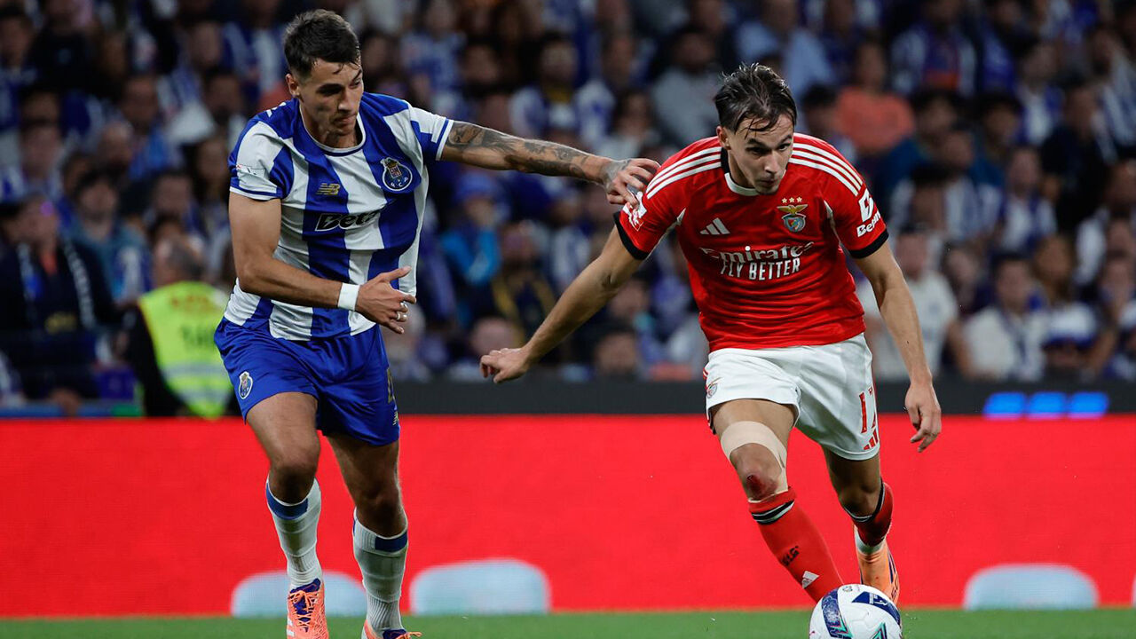 Jogo entre FC Porto e Benfica: Kiwior em destaque