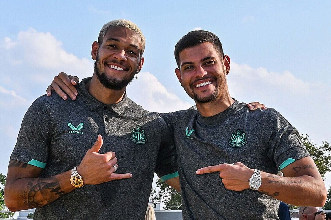Bruno Guimarães e Joelinton falham chamada à seleção brasileira por problemas de voo