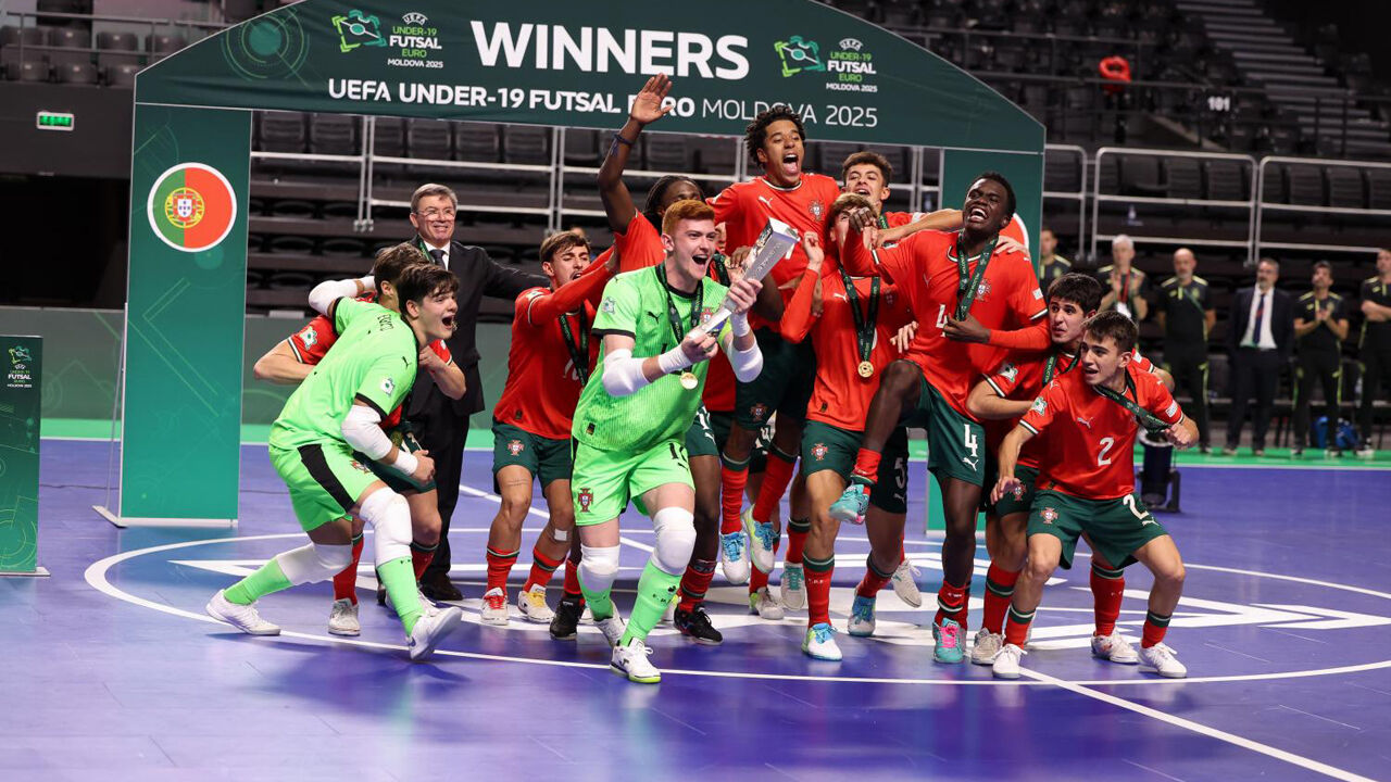Portugal conquistou, no domingo, o Europeu de futsal de sub-19