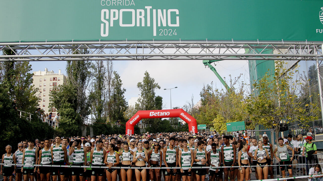 Corrida Sporting 2024: 10 mil inscritos na iniciativa que pinta as ruas de verde e branco