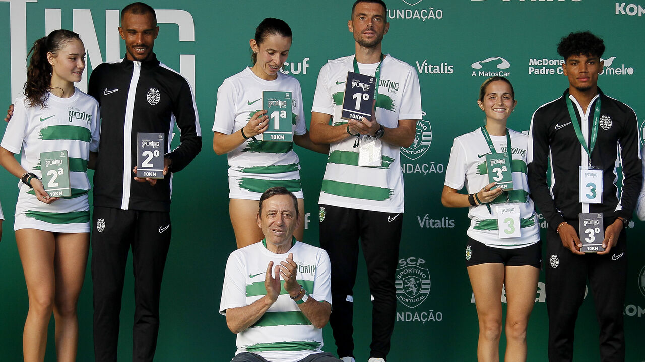 Pódio da Corrida Sporting em 2024