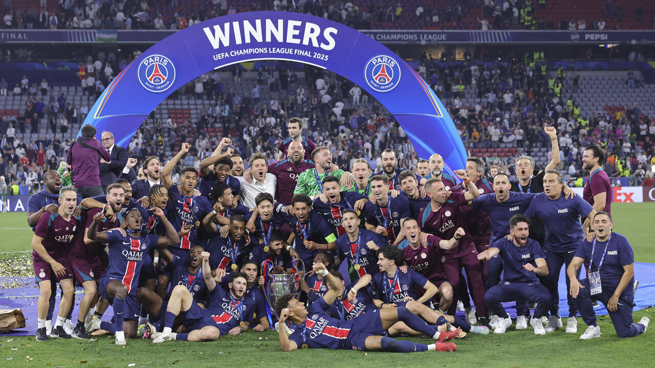 Em 2024/25, o PSG conquistou a Liga dos Campeões