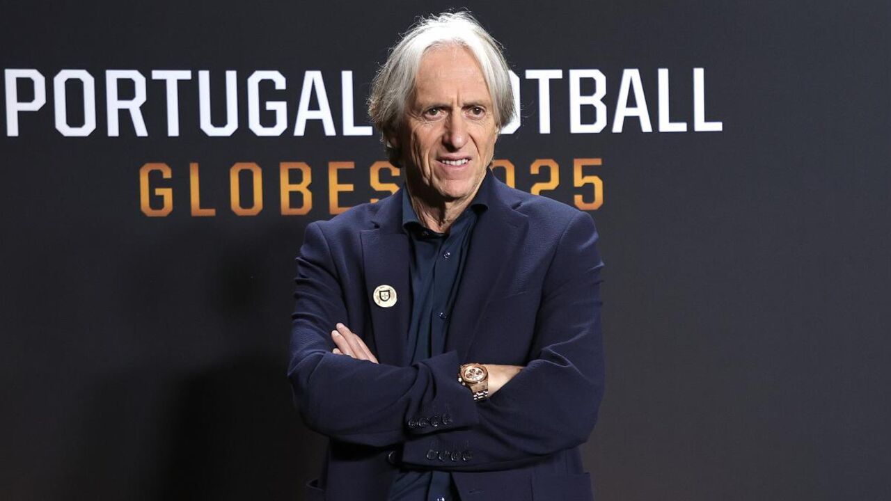 Jorge Jesus durante o Portugal Football Globes