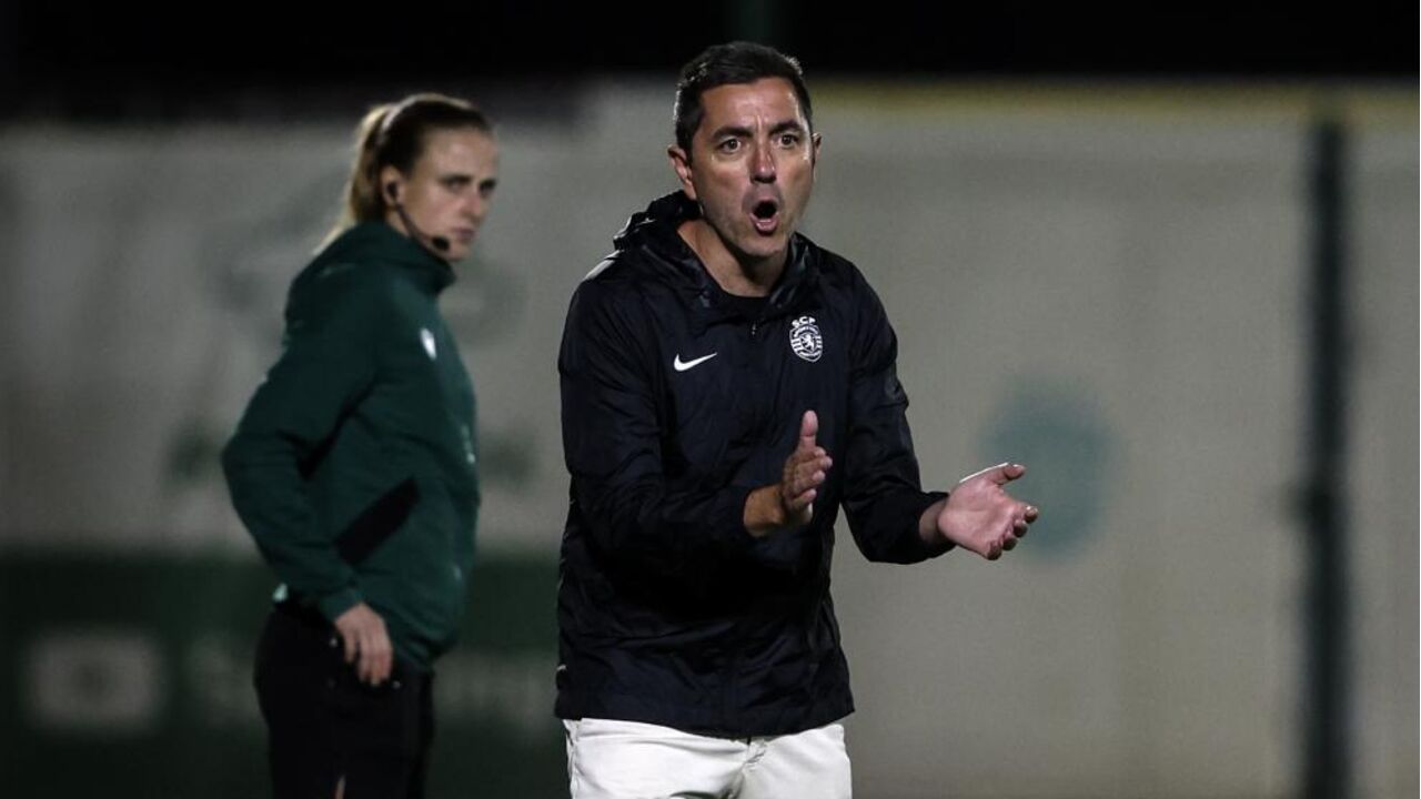 Micael Sequeira, treinador da equipa feminina de futebol do Sporting