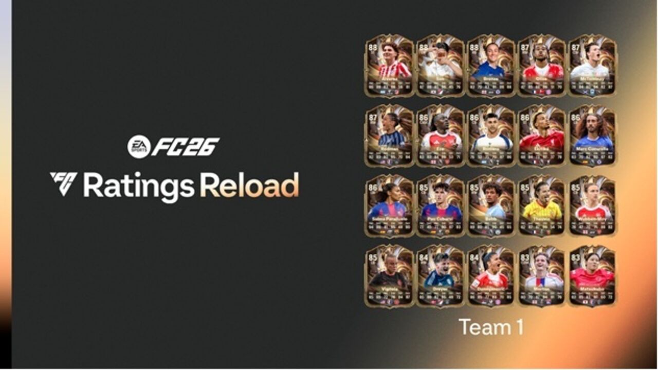 EA Sports FC 26 revela equipas com ratings alterados