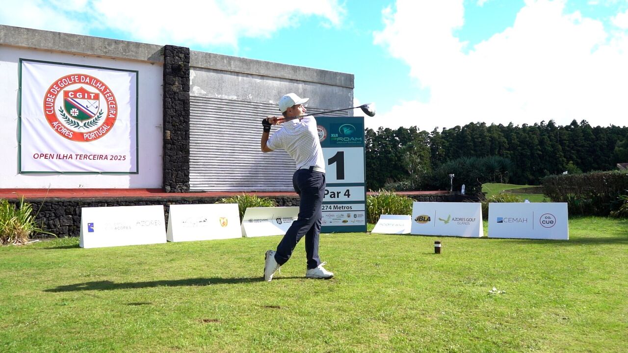 Espanhol Artigas lidera no primeiro dia do Open da Ilha Terceira