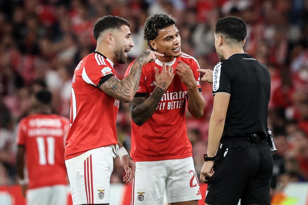 O árbitro João Gonçalves no Benfica-Gil Vicente