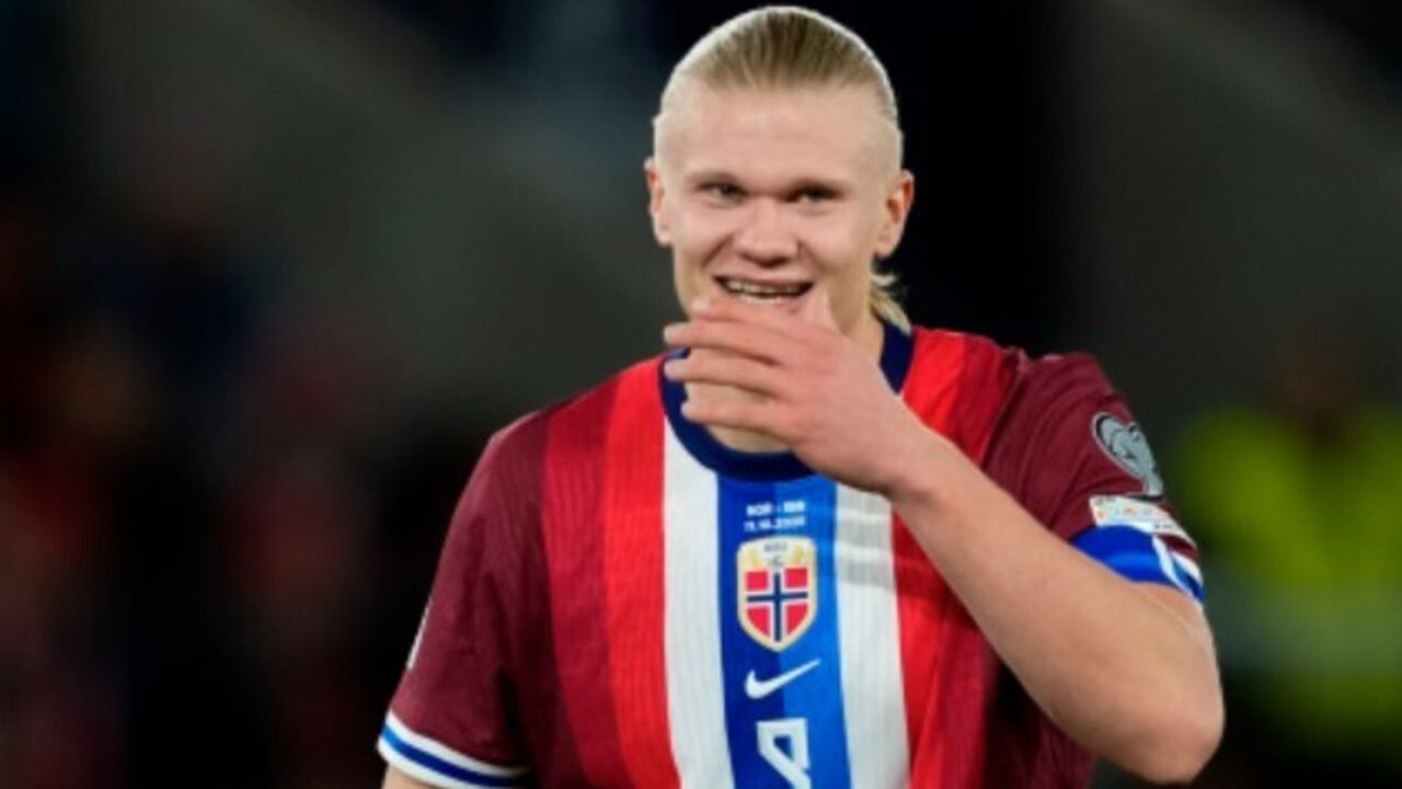 Haaland marca hat-trick em jogo Noruega-Israel