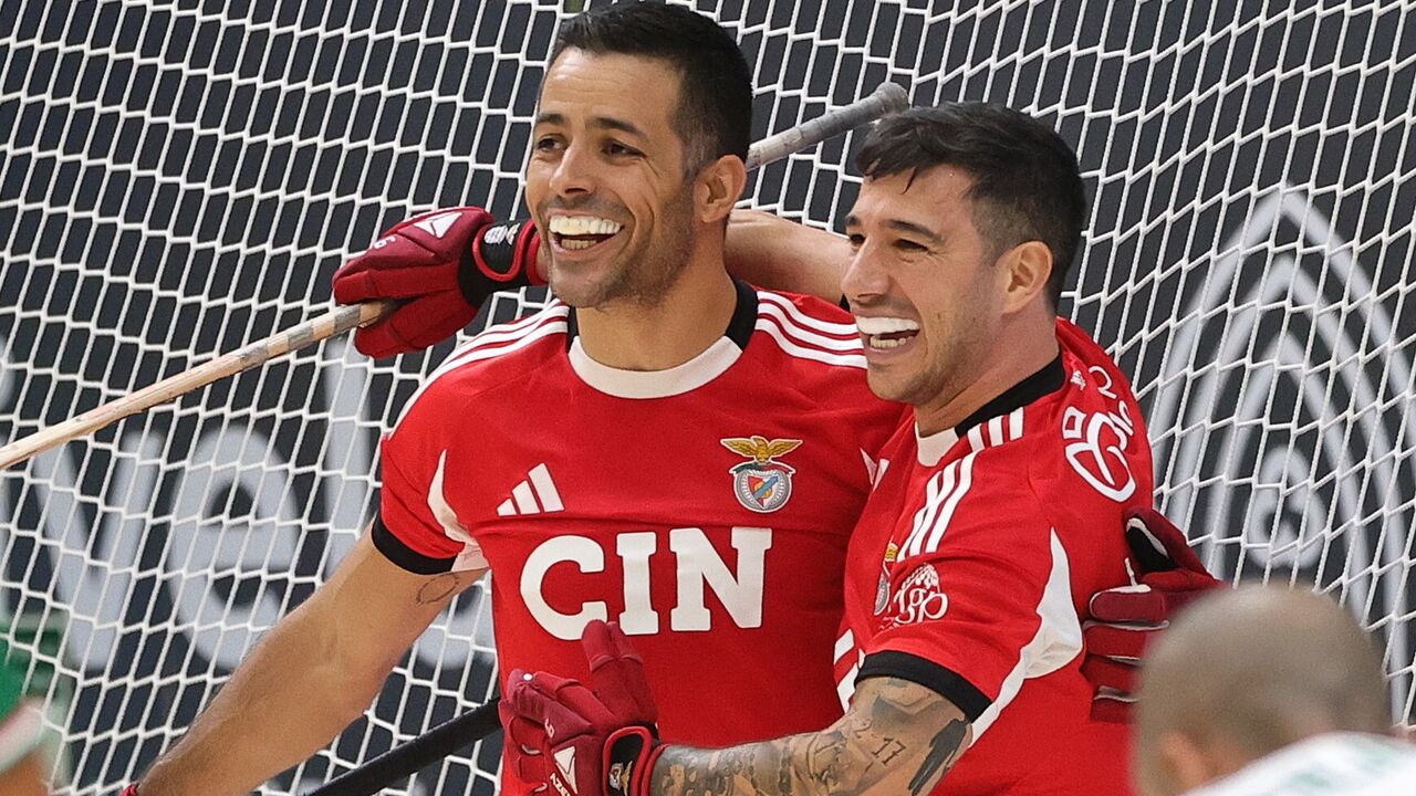 Benfica vence Turquel com goleada no campeonato de hóquei em patins.
