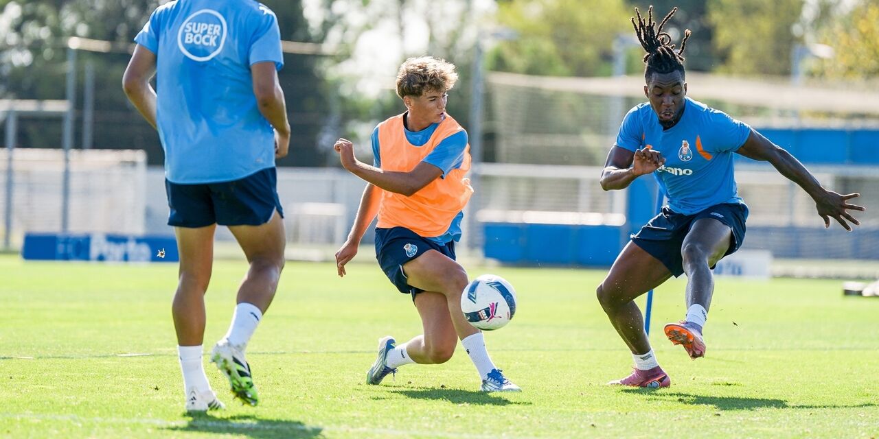 Treino do FC Porto desta segunda-feira