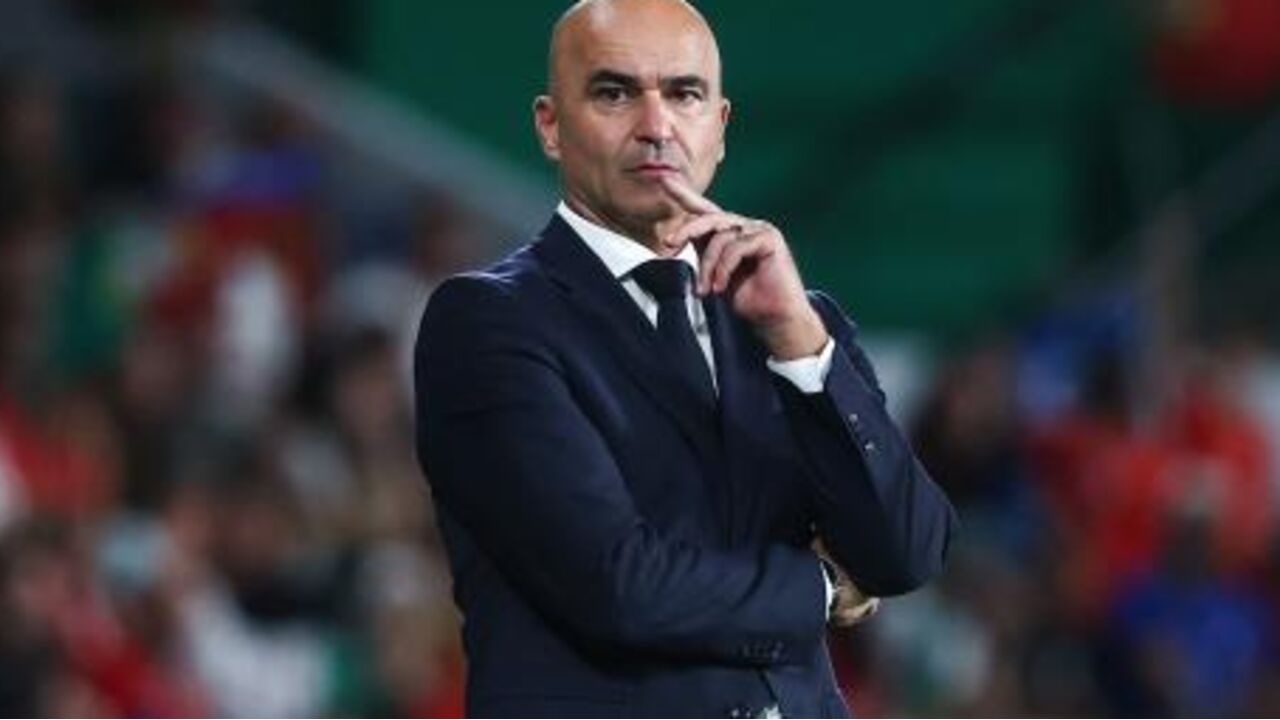 Roberto Martínez durante Portugal-Hungria