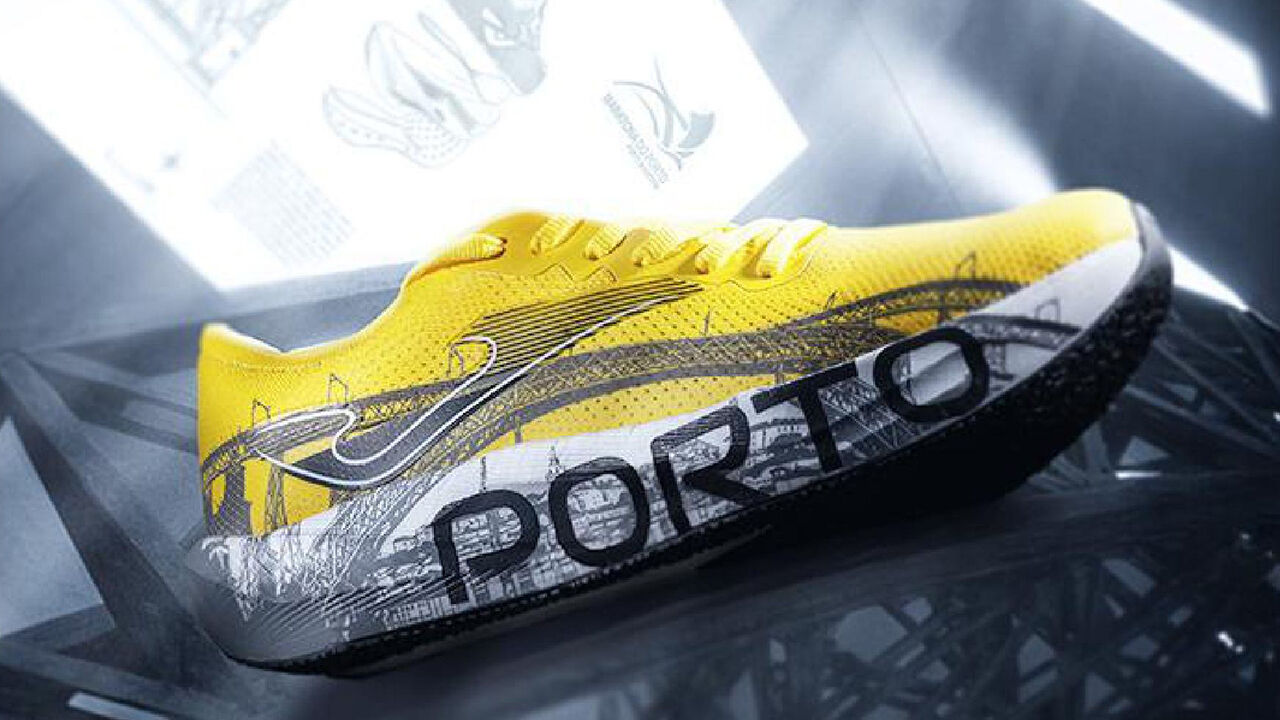 Sapatilhas Joma alusivas à Maratona do Porto, prova da Invicta