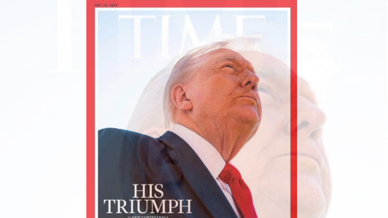 Revista "Time" destaca o triunfo de Trump e o papel de Israel em Gaza