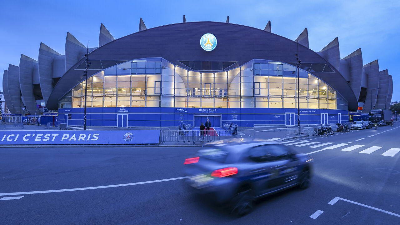 Vista exterior do Parque dos Príncipes