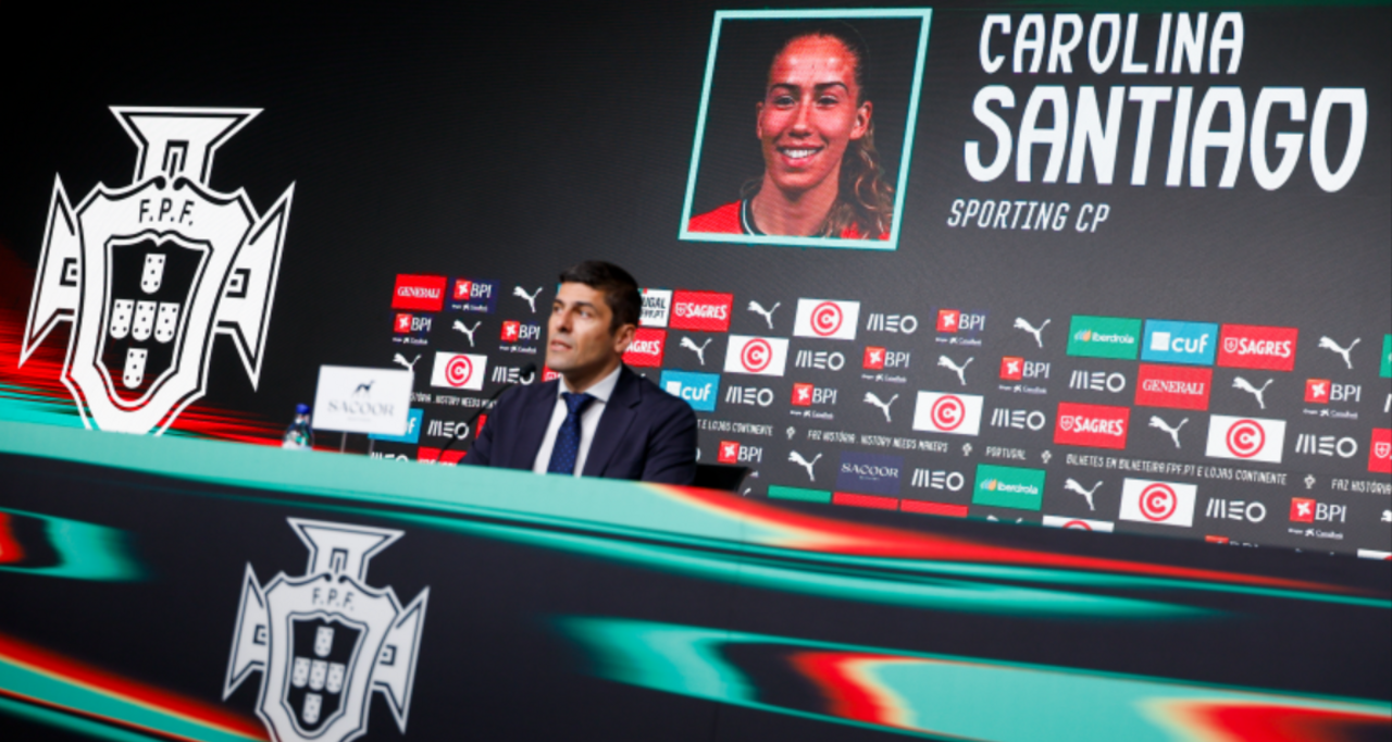 Apresentação de Carolina Santiago como jogadora do Sporting CP