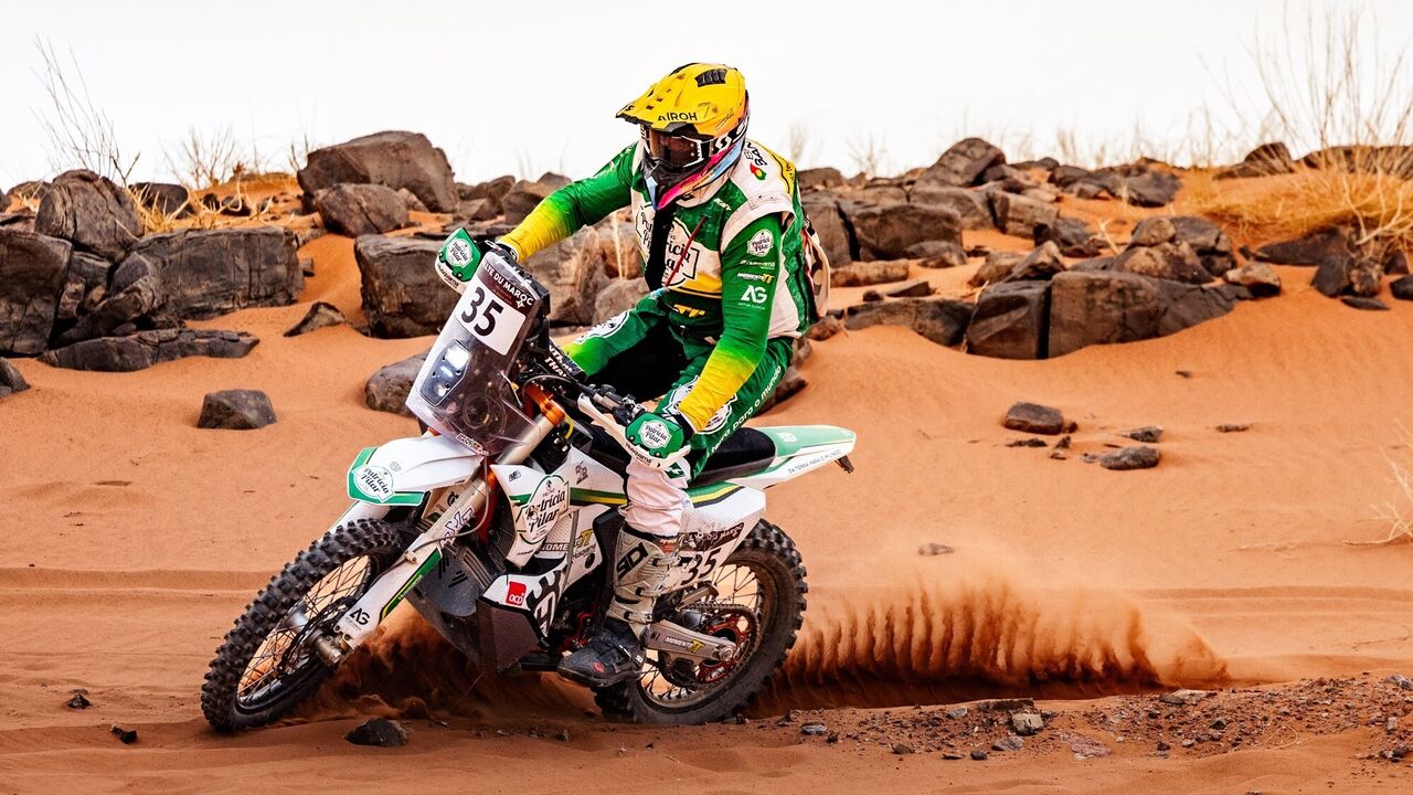 Bruno Santos também competiu no Rallye de Marrocos